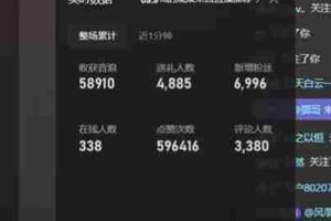 （14258期）2025年2月，最新抖音无人直播撸音浪